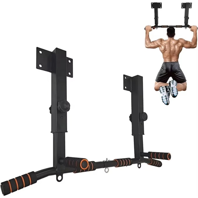 Home Gym Wall - Bar Pull-up Dip Station yang Dipasang