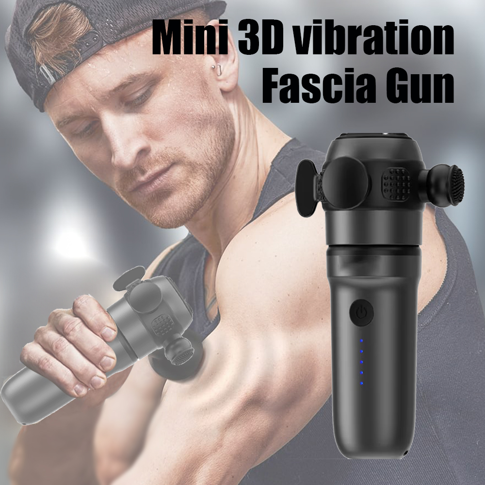 Home Gym Mini - Pistol Pijat Getar Mini 3D untuk