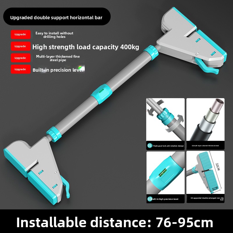 Home Gym Wall - Palang Latihan Dinding Tanpa Bor untuk