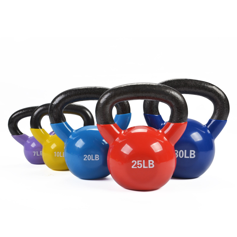 Home Gym Kettlebells - Kettlebell Vinyl Berlapis untuk Penggunaan di
