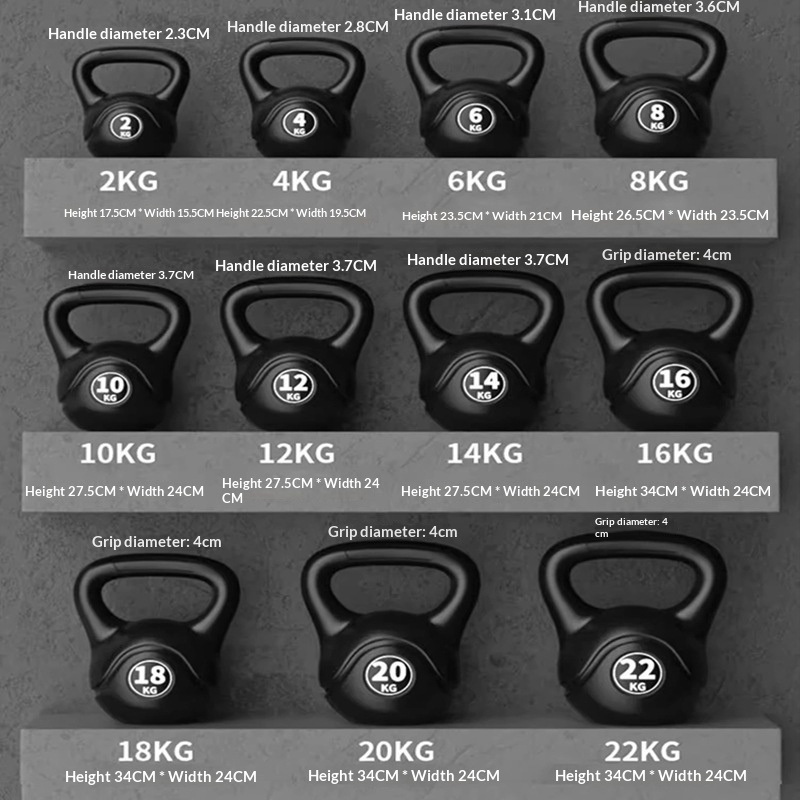 Home Gym Kettlebells - 2026 Kettlebell Fitness 8kg yang Dapat