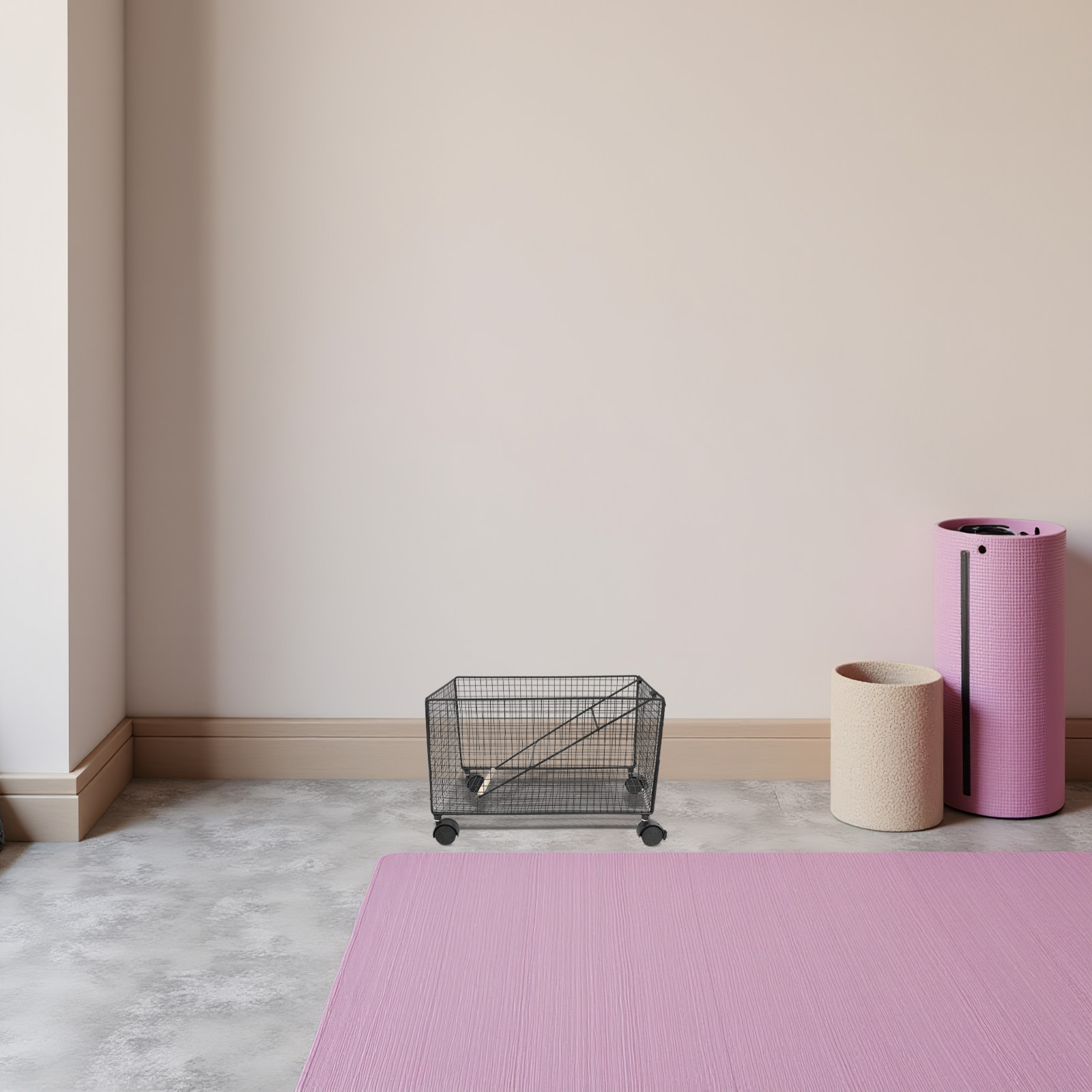 Home Gym Yoga Mat Storage - Rak Penyimpanan Peralatan Gym Multifungsi, Rak