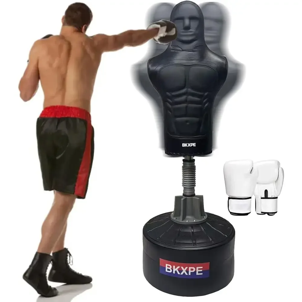 Home Gym Mma - Kantong Tinju Kulit Kokoh dengan Alas