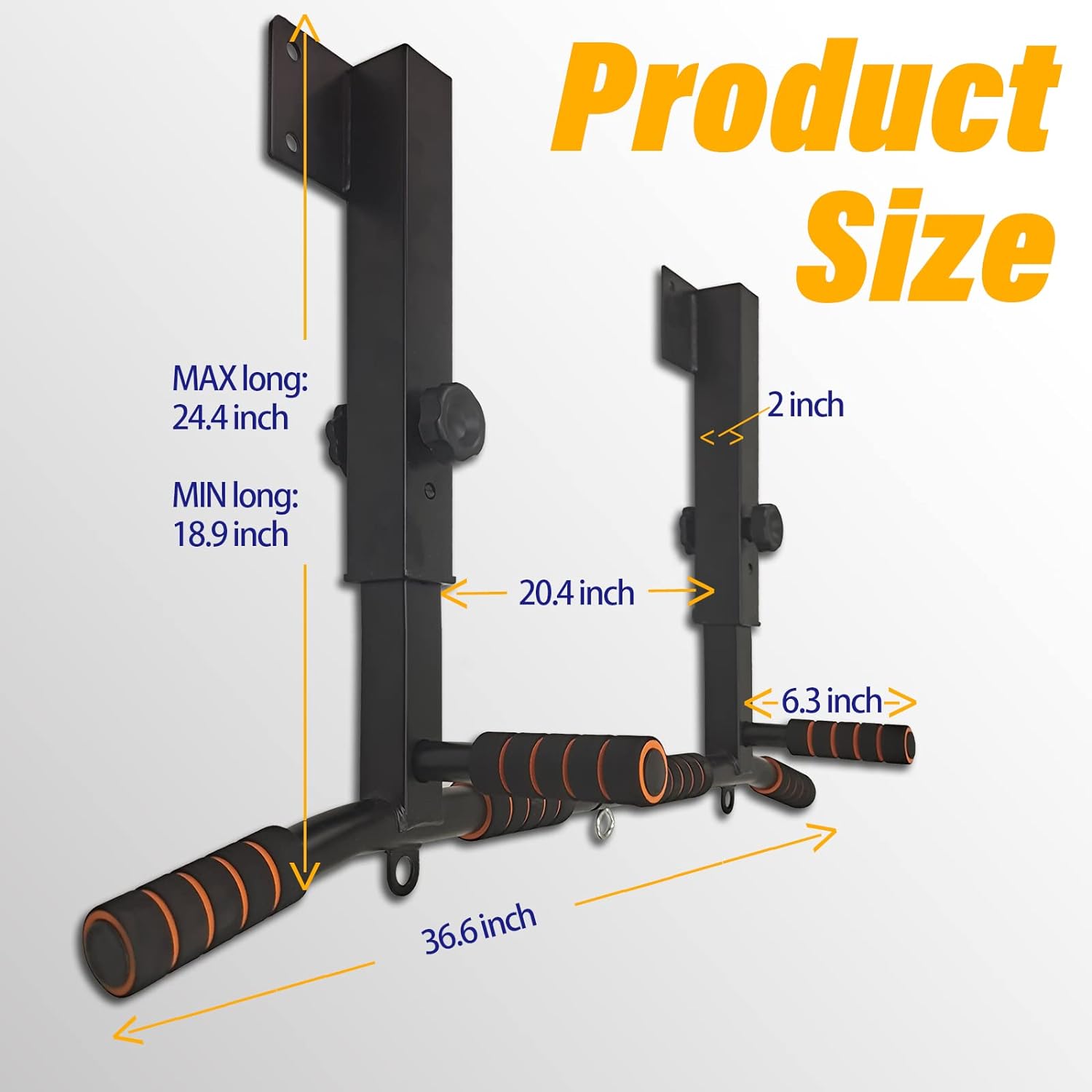 Home Gym Wall - Stasiun Dip Multifungsi yang Dipasang di