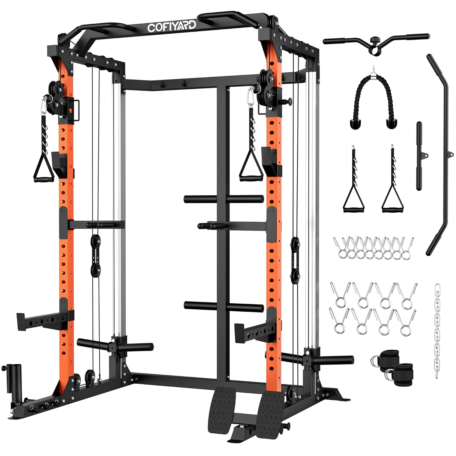 Pulley Home Gym - Power Cage, Power Rack dengan Sistem
