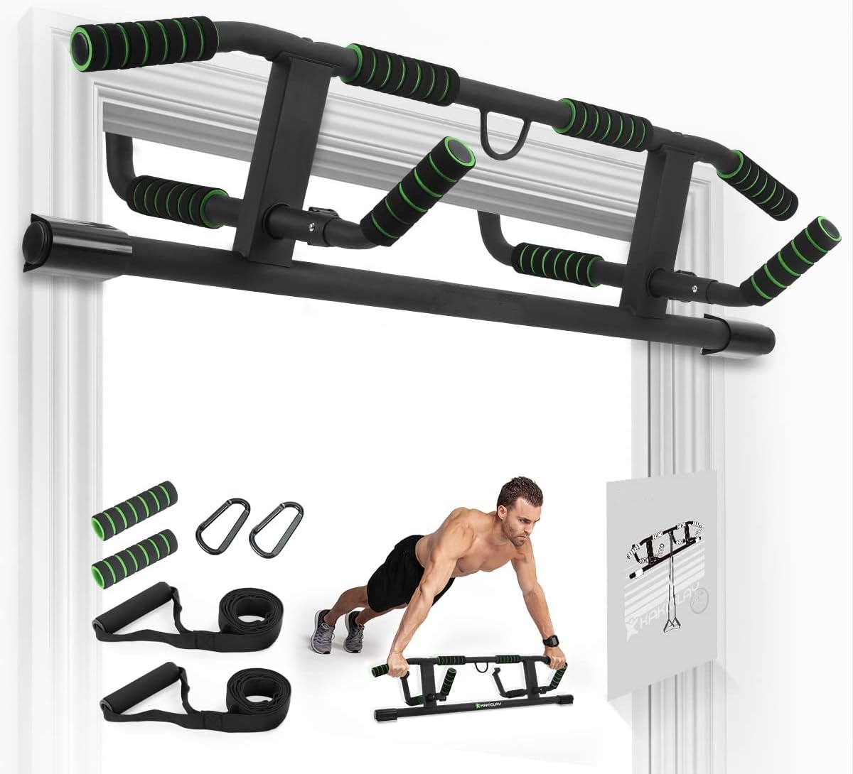 Chin Up Doorframe - Bar Pull Up untuk Kusen Pintu,
