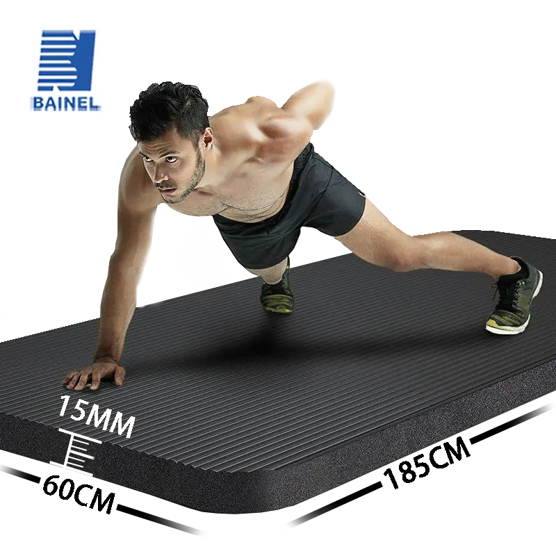 Home Gym Furniture - Matras Yoga Non selip pria wanita,