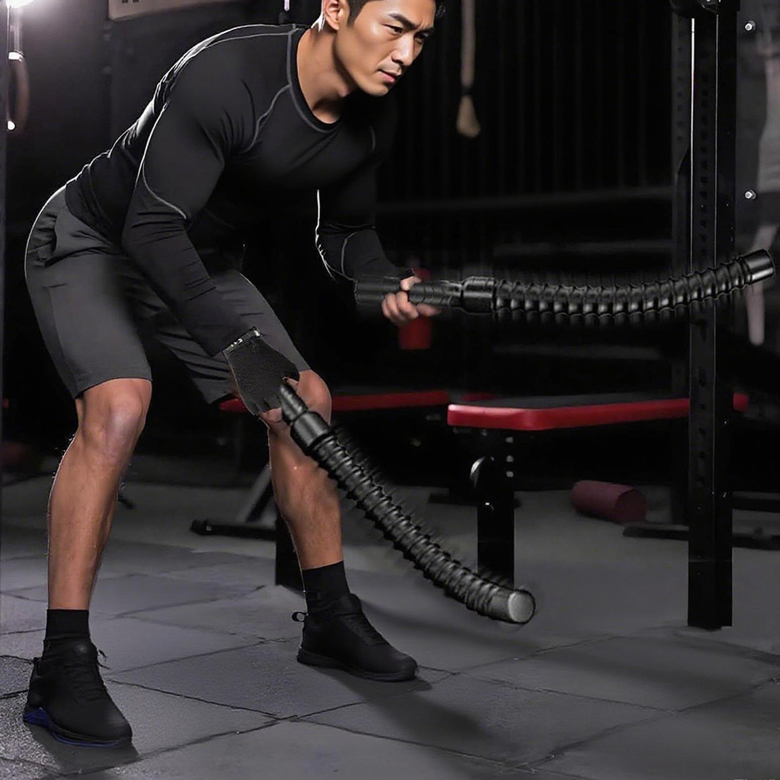 Tali Battle Ropes Tanpa Kabel  - Home Gym Mma ulasan dan harga