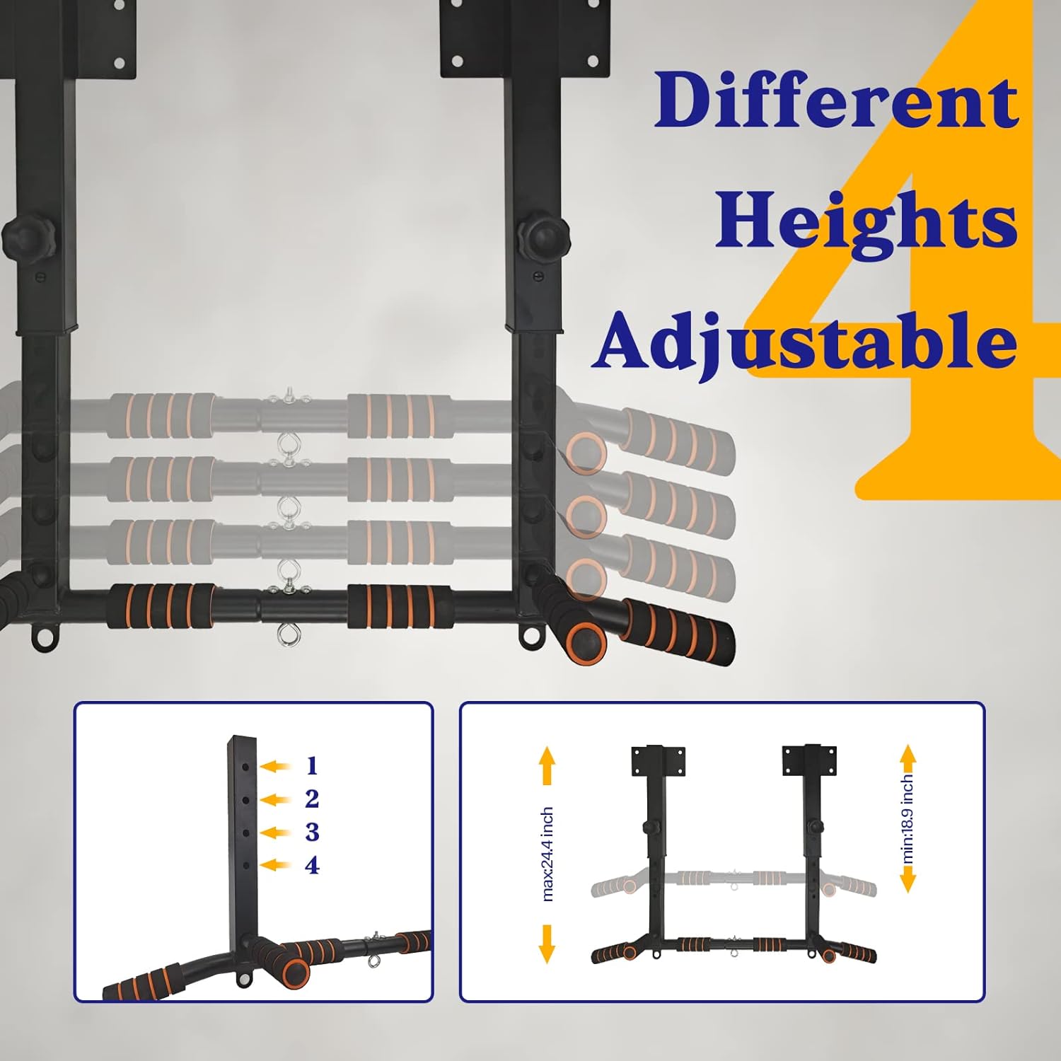 Bar Pull-up Dip Station yang D - Home Gym Wall ulasan dan harga