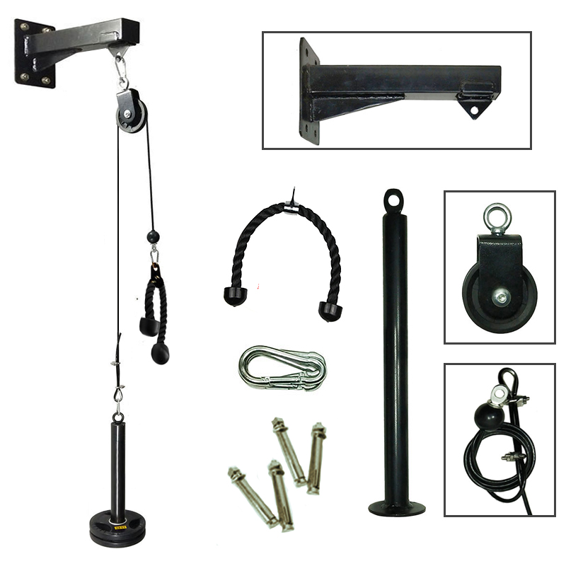 Gym Dinding Kebugaran DIY Katr - Pulley Home Gym ulasan dan harga