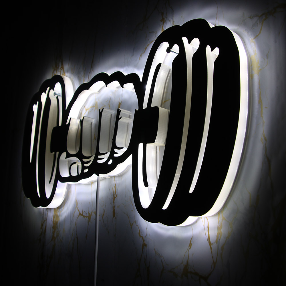 Lampu Dinding LED Kekuatan Dum - Home Gym Dumbbell Workout ulasan dan harga
