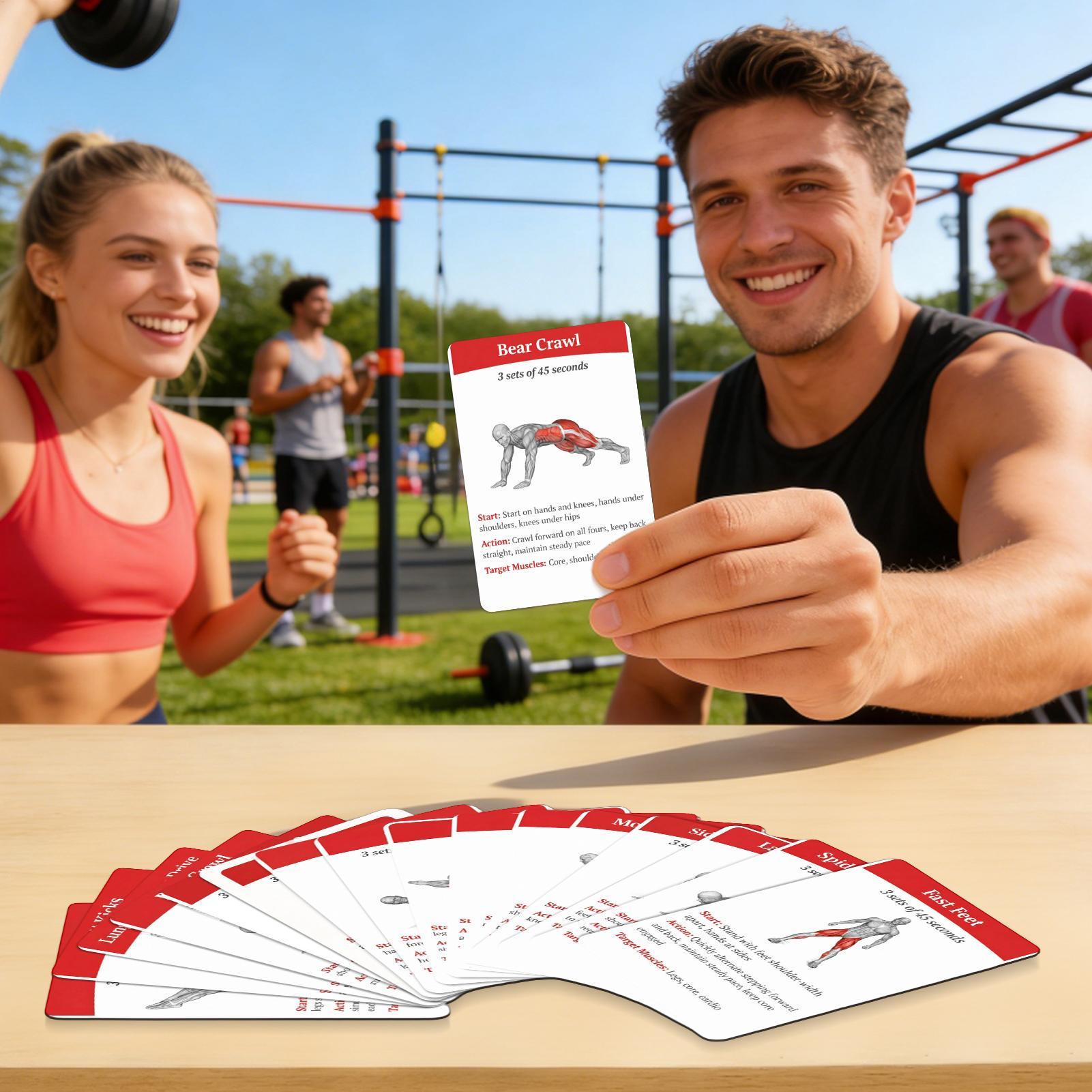Kartu Latihan Olahraga 36pcs P - Home Gym Furniture ulasan dan harga