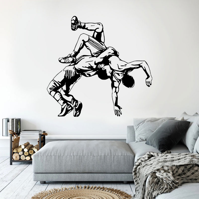 Stiker Dinding Lempar Gulat St - Home Gym Furniture ulasan dan harga