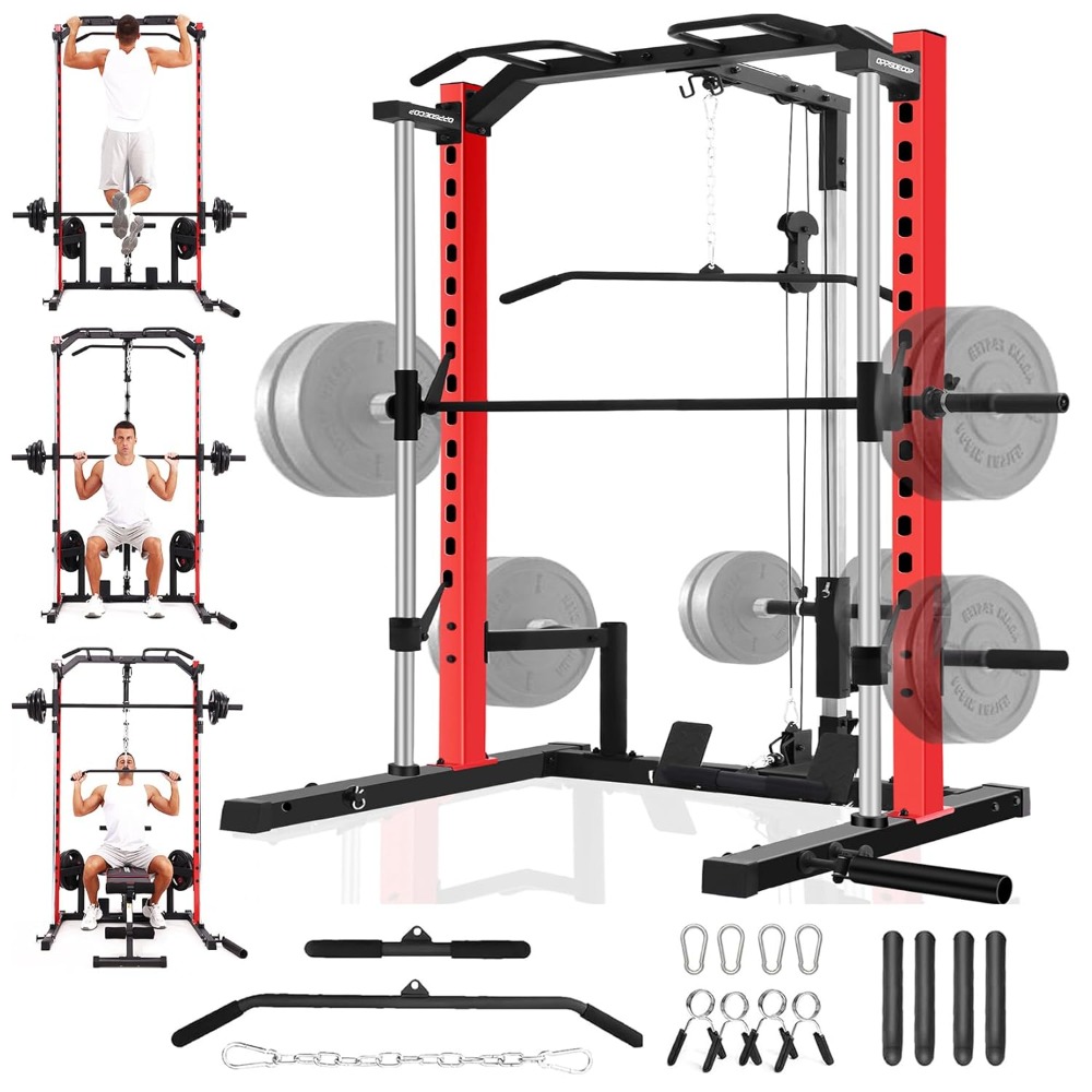 Rak Power Smith All-in-One den - Home Gym Lat Pulldown ulasan dan harga