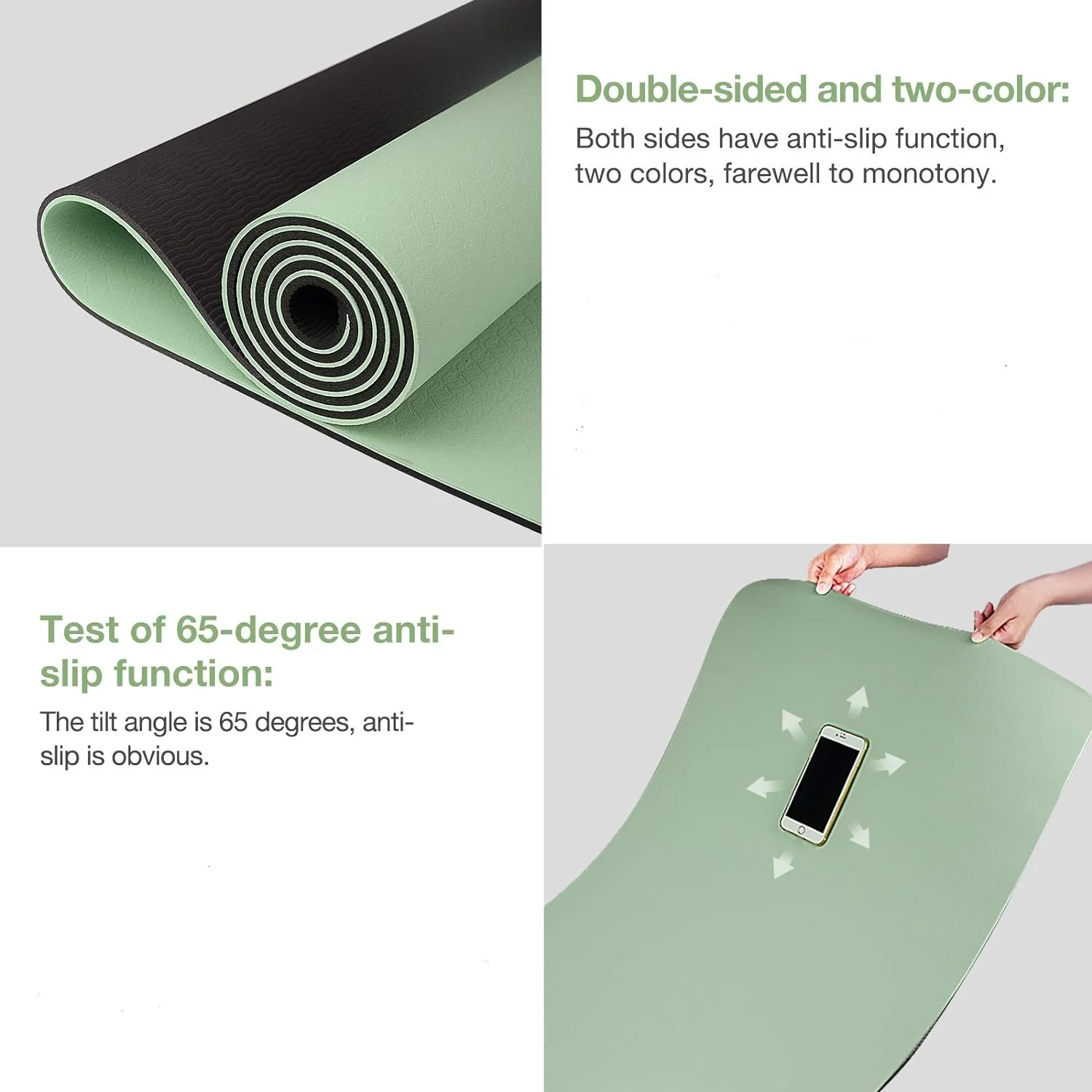 Matras yoga TPE ramah lingkung - Home Gym Furniture ulasan dan harga