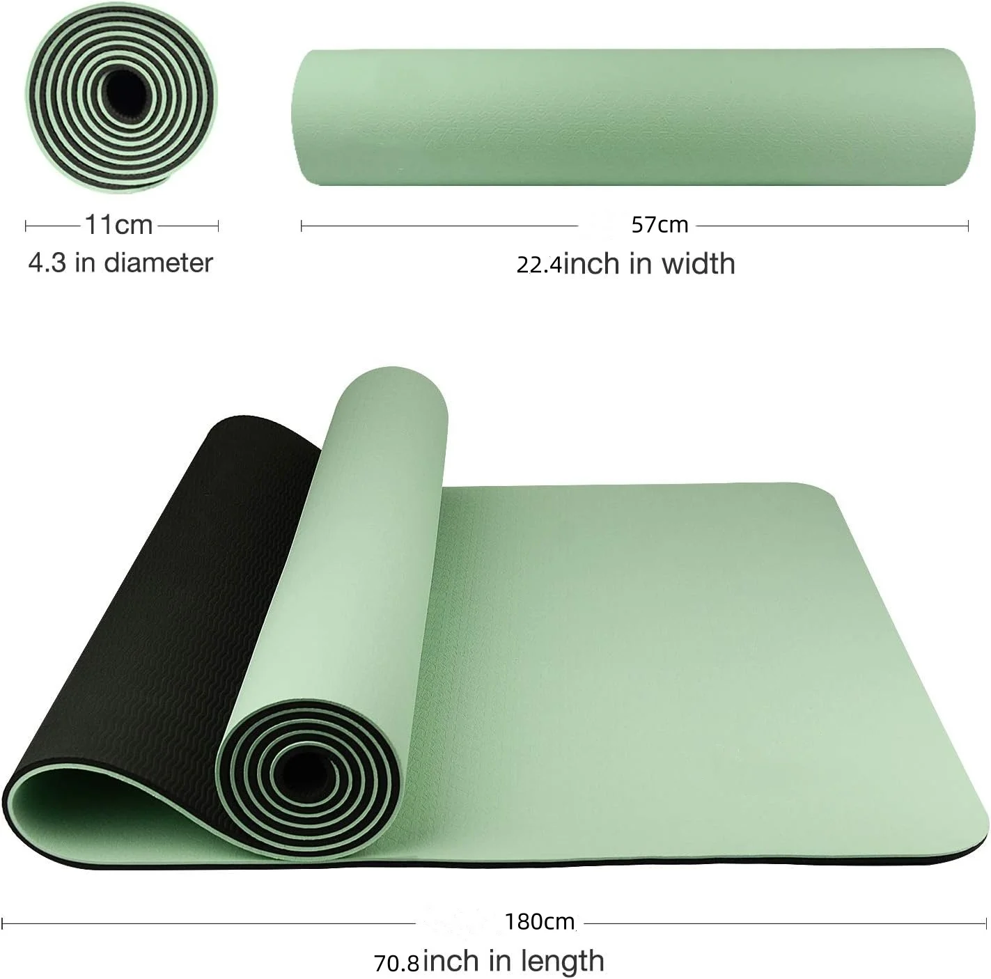 Matras yoga TPE ramah lingkung - Home Gym Furniture ulasan dan harga