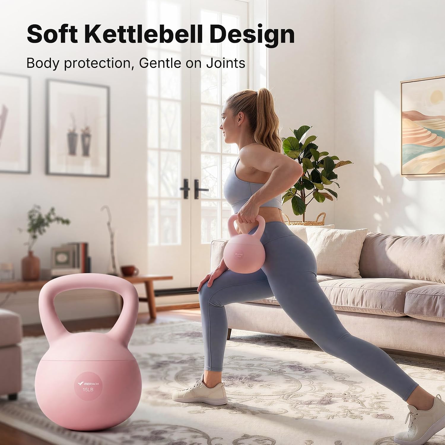 Kettlebell Lunak Dengan Pegang - Home Gym Kettler ulasan dan harga