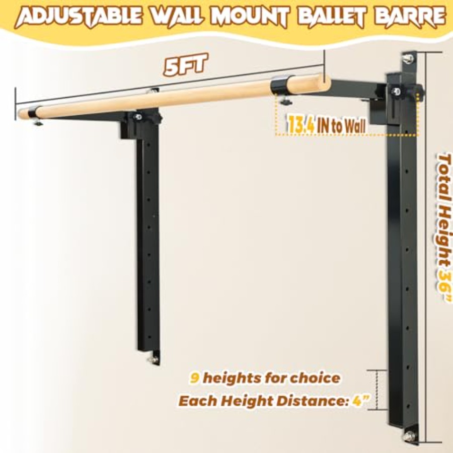 Barre Balet Dinding yang Dapat - Home Gym Wall ulasan dan harga