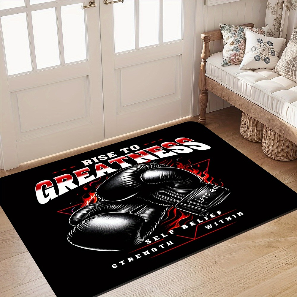Karpet Pintu Bertema Tinju yan - Home Gym In Garage ulasan dan harga