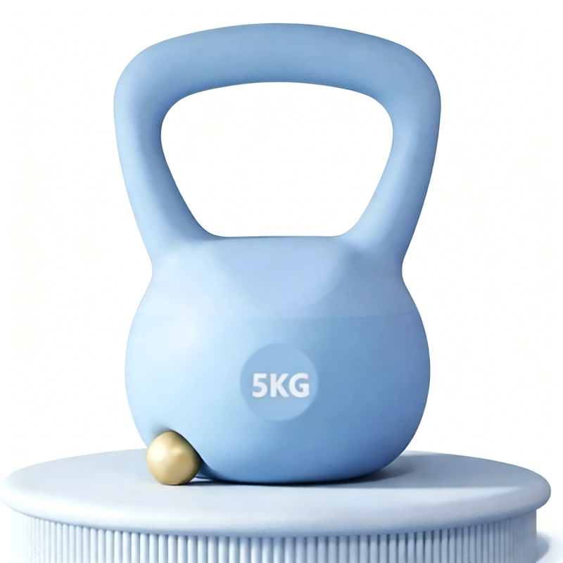 Kettlebell PVC 5KG Anti-Selip  - Home Gym Kettlebells ulasan dan harga
