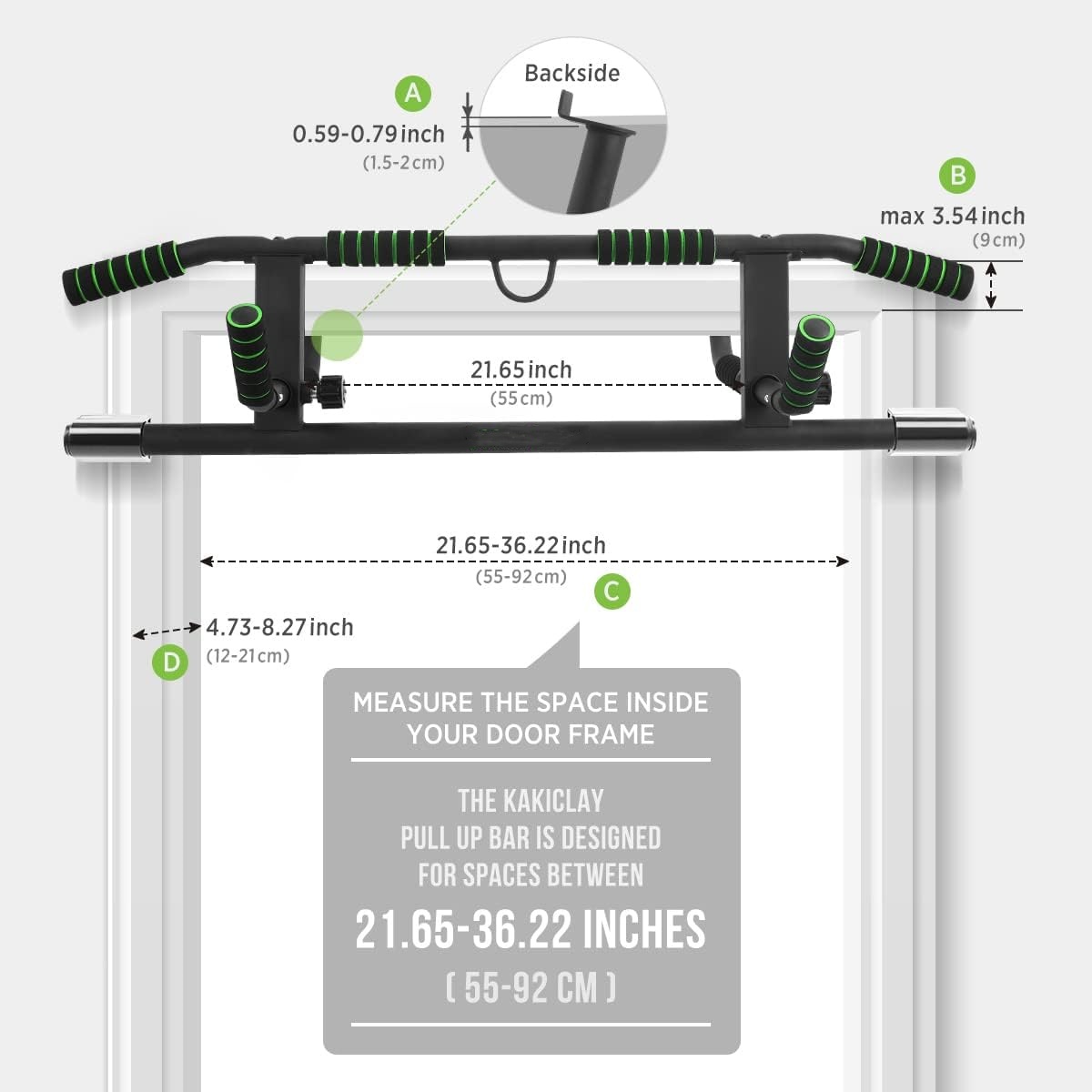 Bar Pull Up Wellshow Sport unt - Chin Up Doorframe ulasan dan harga