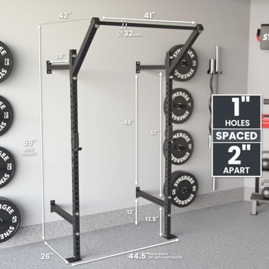 Rak Squat Dinding untuk penggu - Home Gym Wall ulasan dan harga