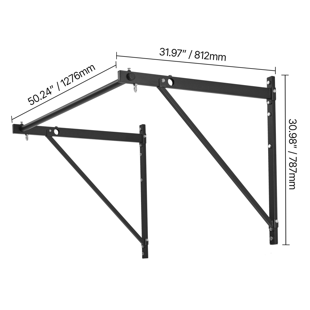 Ye Wall Mounted Heavy Duty Pul - Home Gym Wall ulasan dan harga