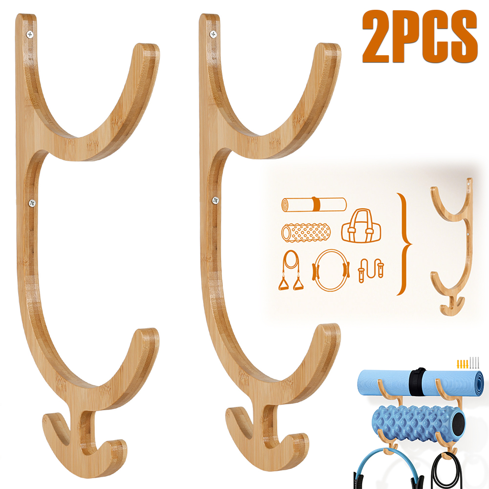 2 Buah Rak Penyimpanan Matras  - Home Gym Yoga Mat Storage ulasan dan harga