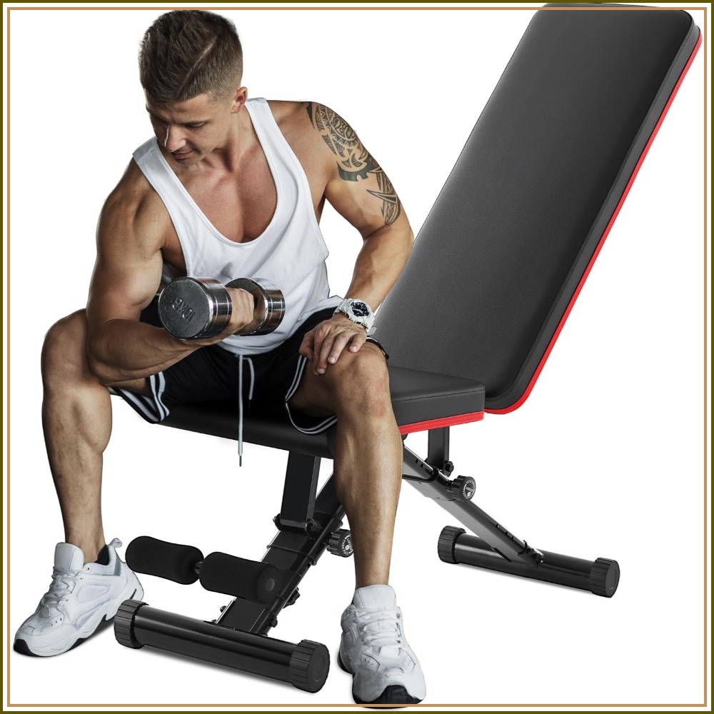 Bangku Angkat Beban yang Dapat - Home Gym Dumbbell Workout ulasan dan harga