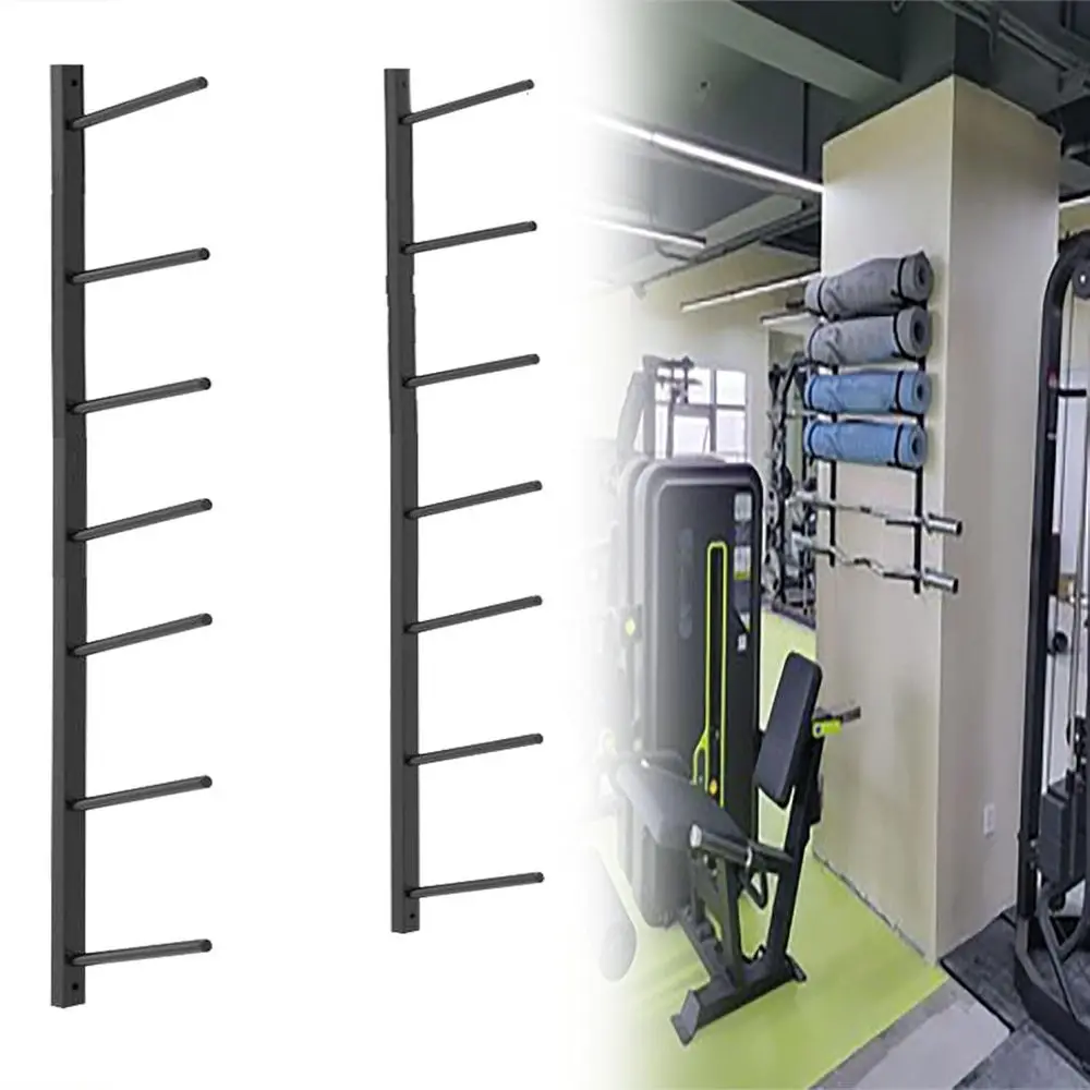 Rak Matras Yoga Logam yang Dip - Home Gym Yoga Mat Storage ulasan dan harga