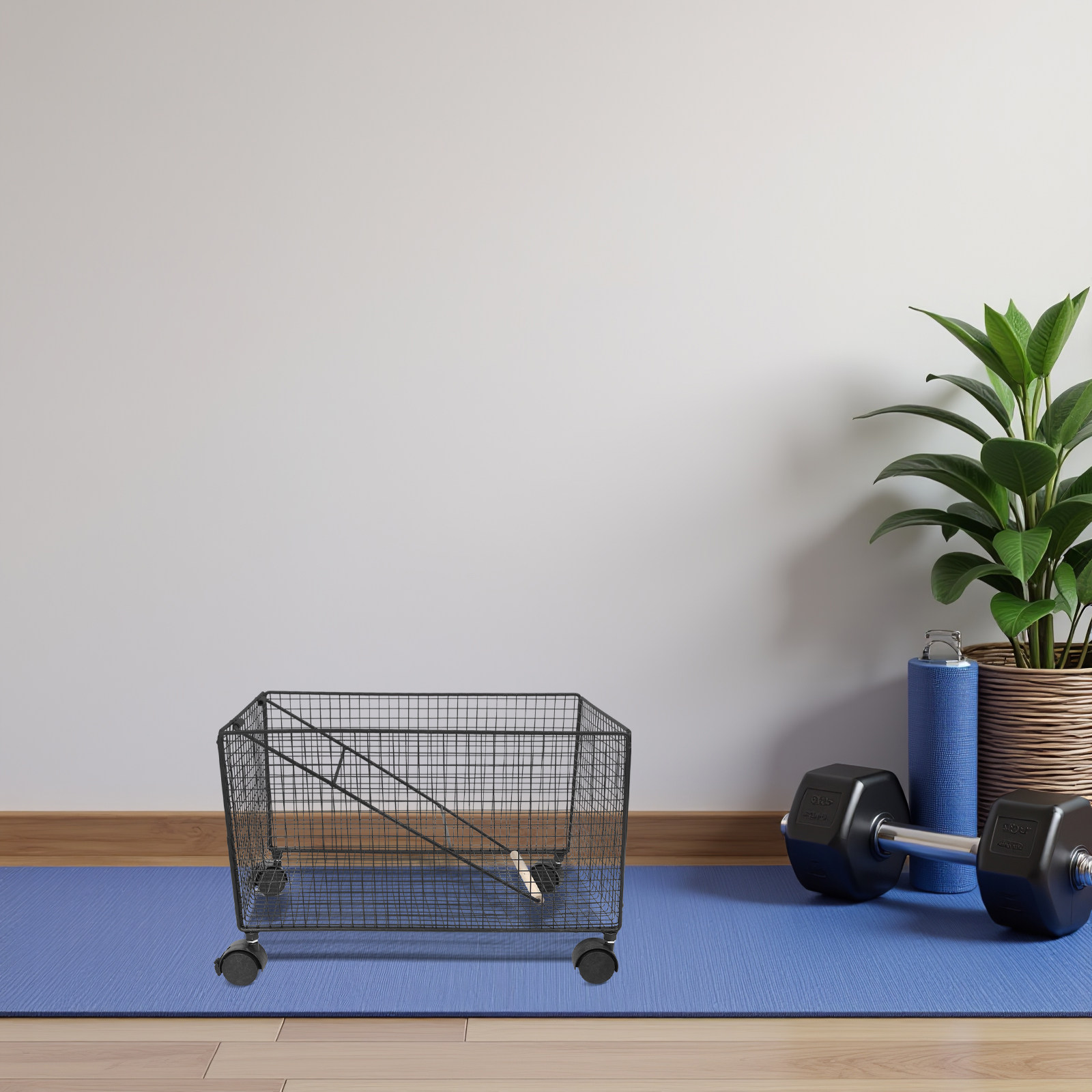 Rak Penyimpanan Peralatan Gym  - Home Gym Yoga Mat Storage ulasan dan harga