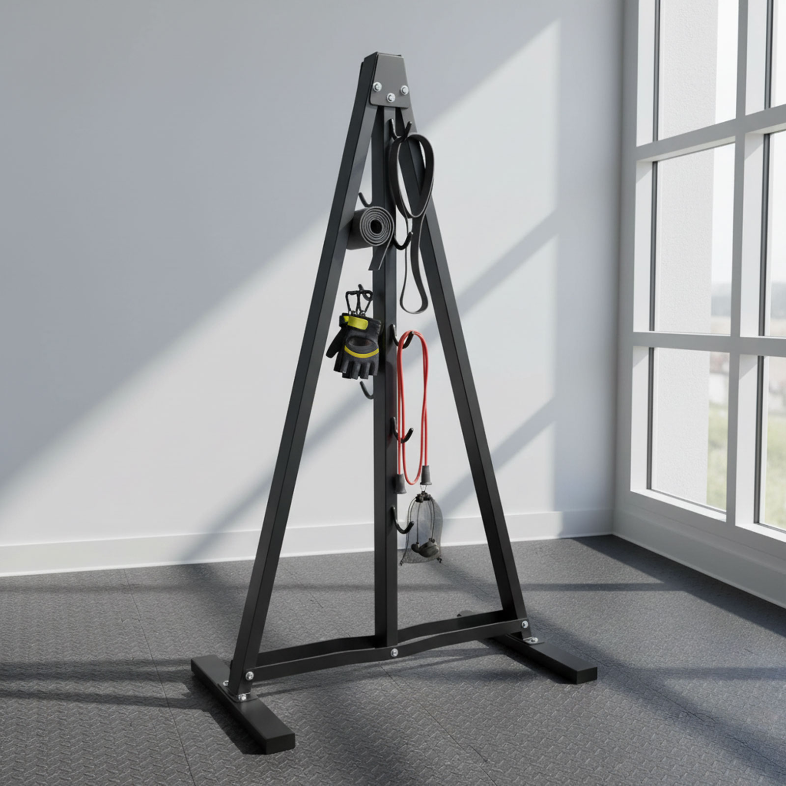 Rak Penyimpanan Alat Latihan L - Home Gym Furniture ulasan dan harga