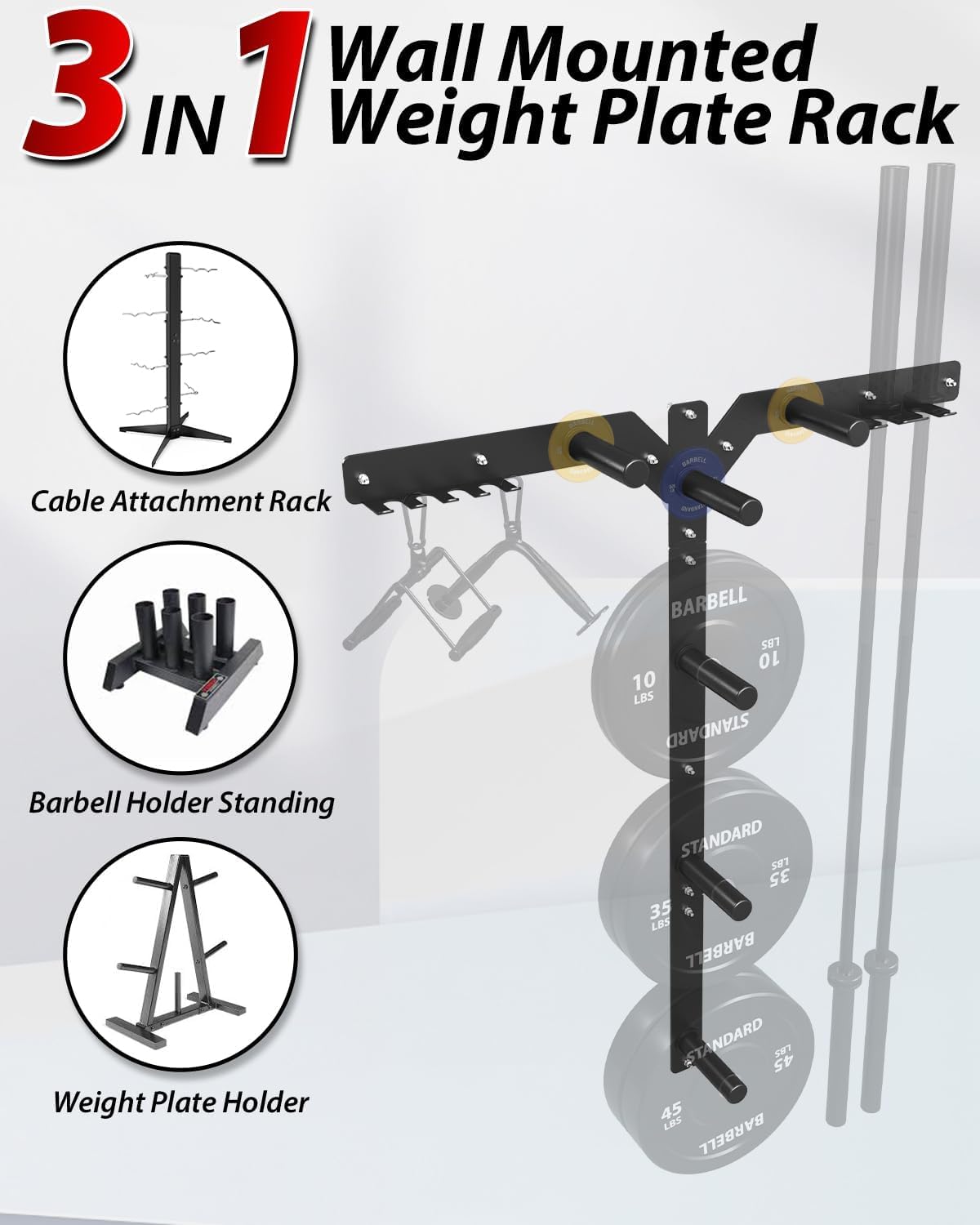 Rak Penyimpanan Pelat Beban ya - Home Gym In Garage ulasan dan harga