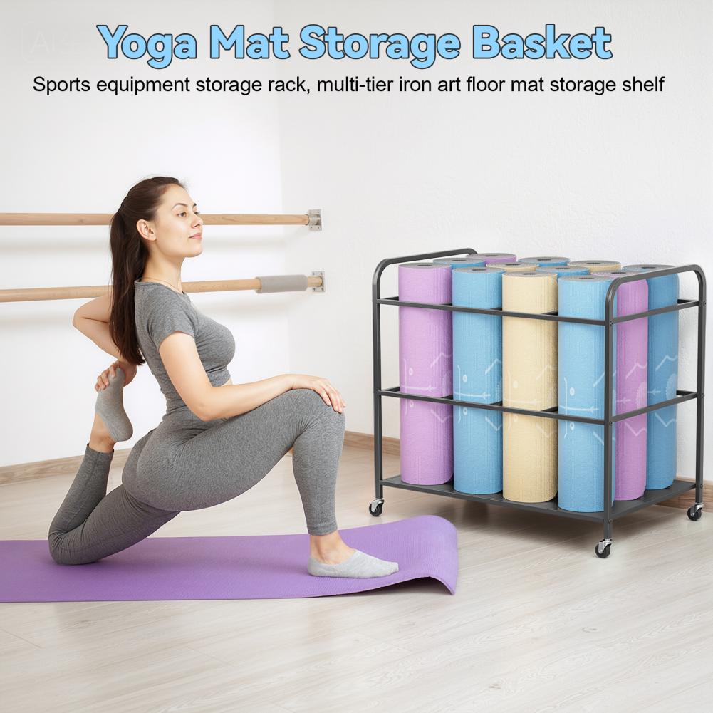 Rak Penyimpanan Matras Yoga de - Home Gym Yoga Mat Storage ulasan dan harga