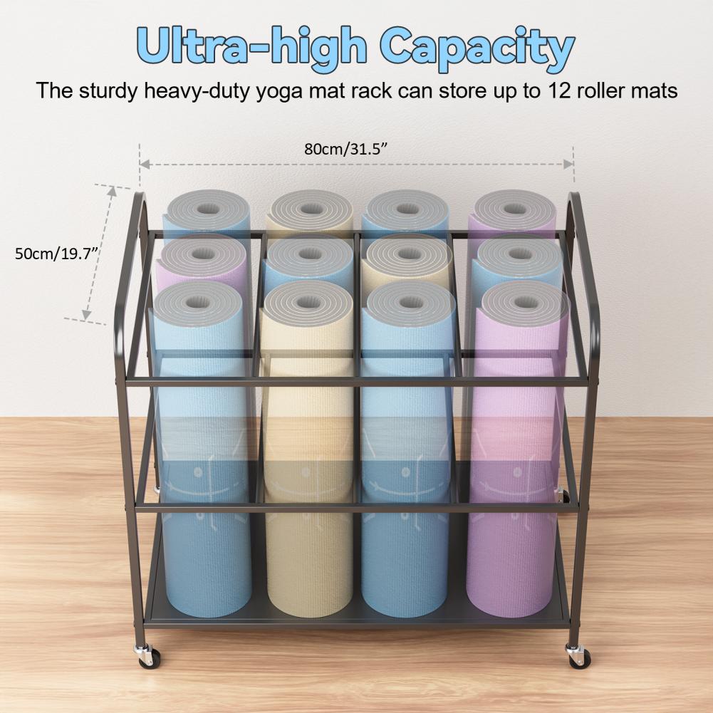 Rak Penyimpanan Matras Yoga de - Home Gym Yoga Mat Storage ulasan dan harga