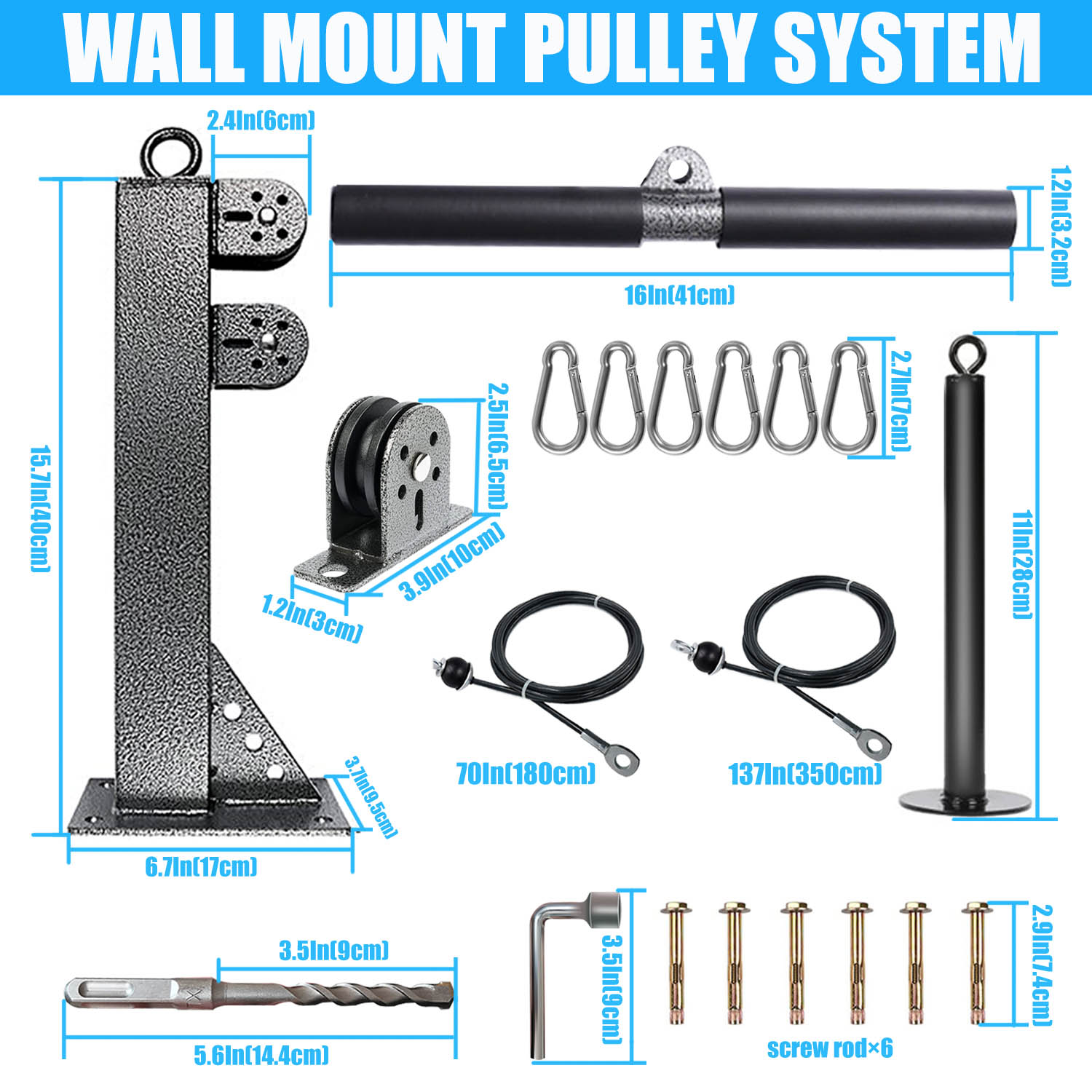 Sistem katrol terpasang di din - Pulley Home Gym ulasan dan harga