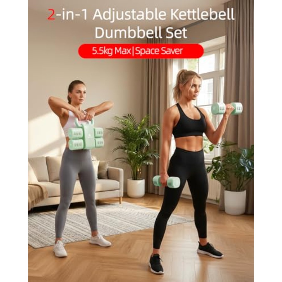Set dumbbell gym rumahan: 4-in - Home Gym Kettlebells ulasan dan harga