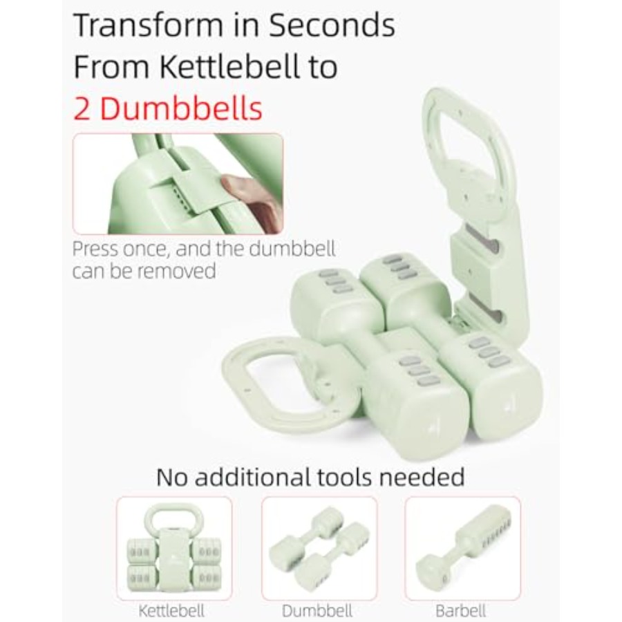 Set dumbbell gym rumahan: 4-in - Home Gym Kettlebells ulasan dan harga
