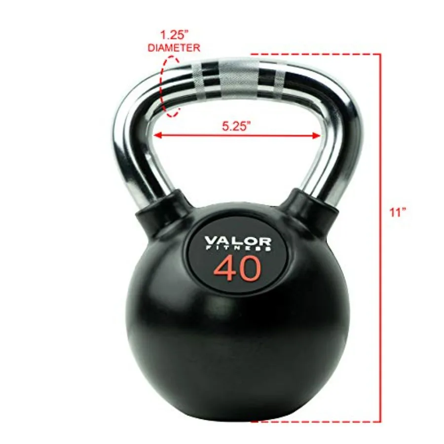 Kettlebell Chrome 40 lb untuk  - Home Gym Kettlebells ulasan dan harga