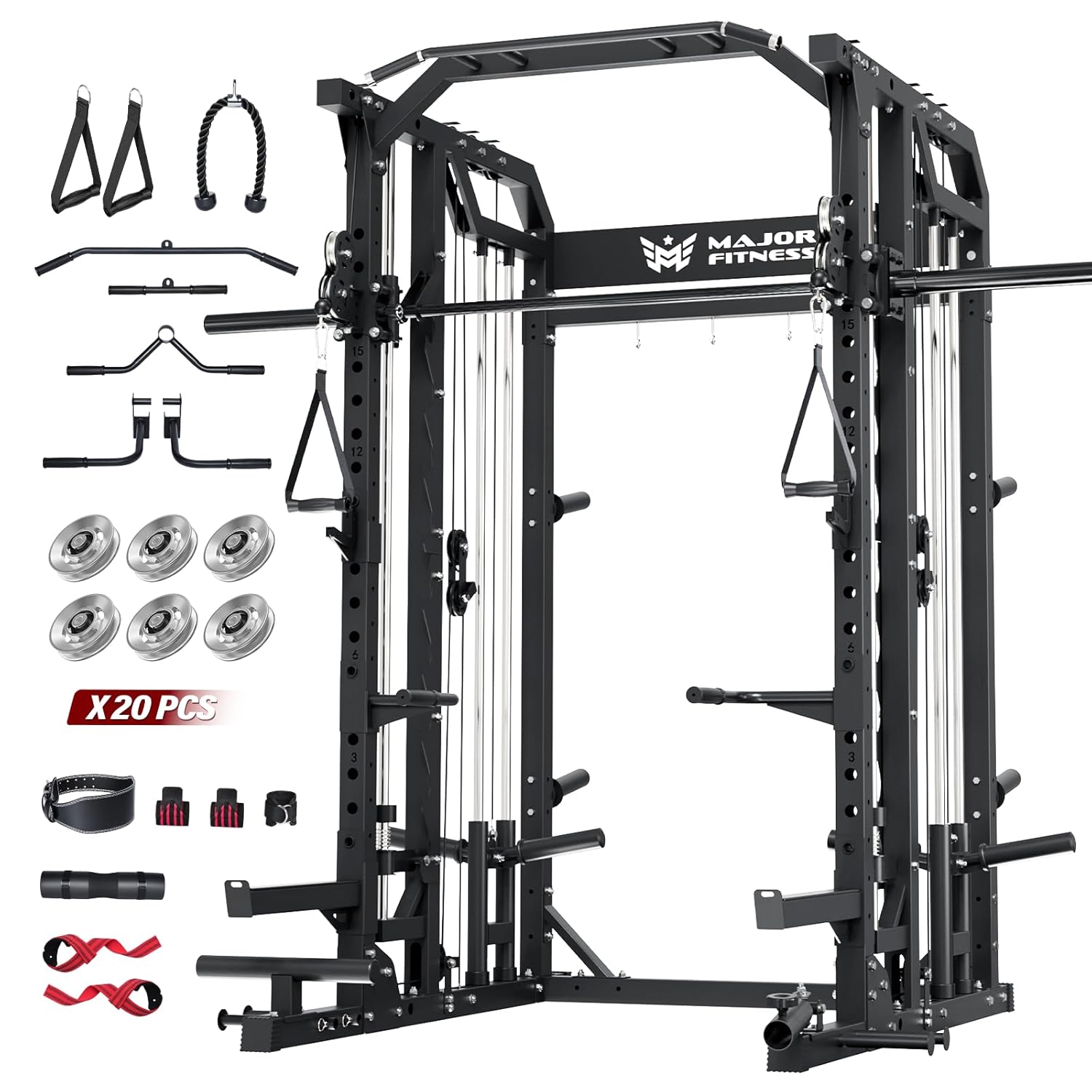Smith Machine Home Gym Squat R - Pulley Home Gym ulasan dan harga