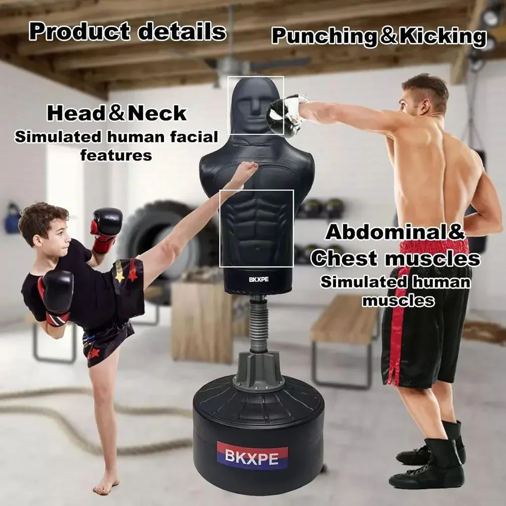 Kantong Tinju Kulit Kokoh deng - Home Gym Mma ulasan dan harga
