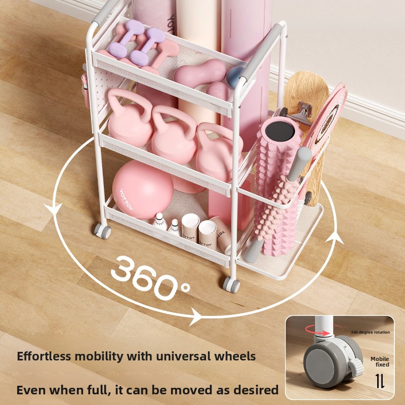 Rak Penyimpanan Besi Minimalis - Home Gym Yoga Mat Storage ulasan dan harga