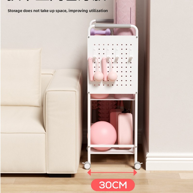 Rak Penyimpanan Besi Minimalis - Home Gym Yoga Mat Storage ulasan dan harga