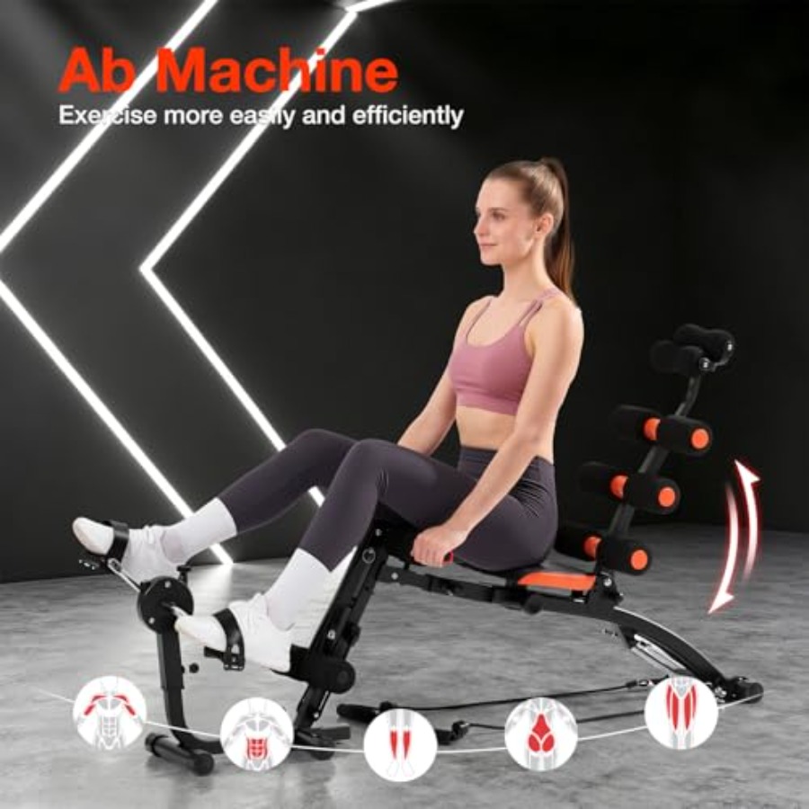 Alat Sit-Up Bench Adjustable u - Home Gym Leg Machine ulasan dan harga