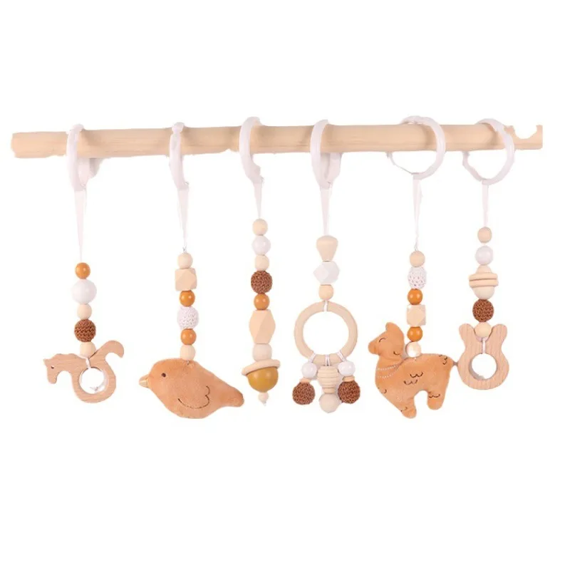 6 Buah Mainan Bayi Kayu Beech  - Home Gym Decor ulasan dan harga