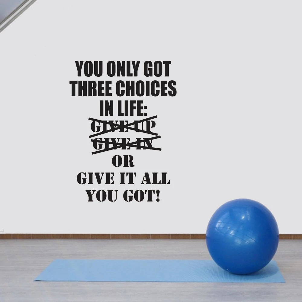 Stiker dinding budaya GYM, 1 b - Home Gym Furniture ulasan dan harga