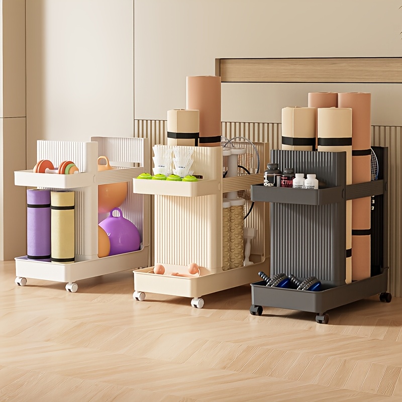 Rak Penyimpanan Peralatan Kebu - Home Gym Yoga Mat Storage ulasan dan harga