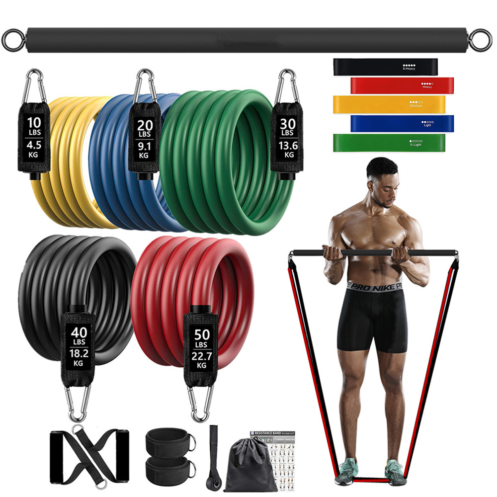 150lb Gelang Elastis Tahan Ram - Home Gym Dumbbell Workout ulasan dan harga